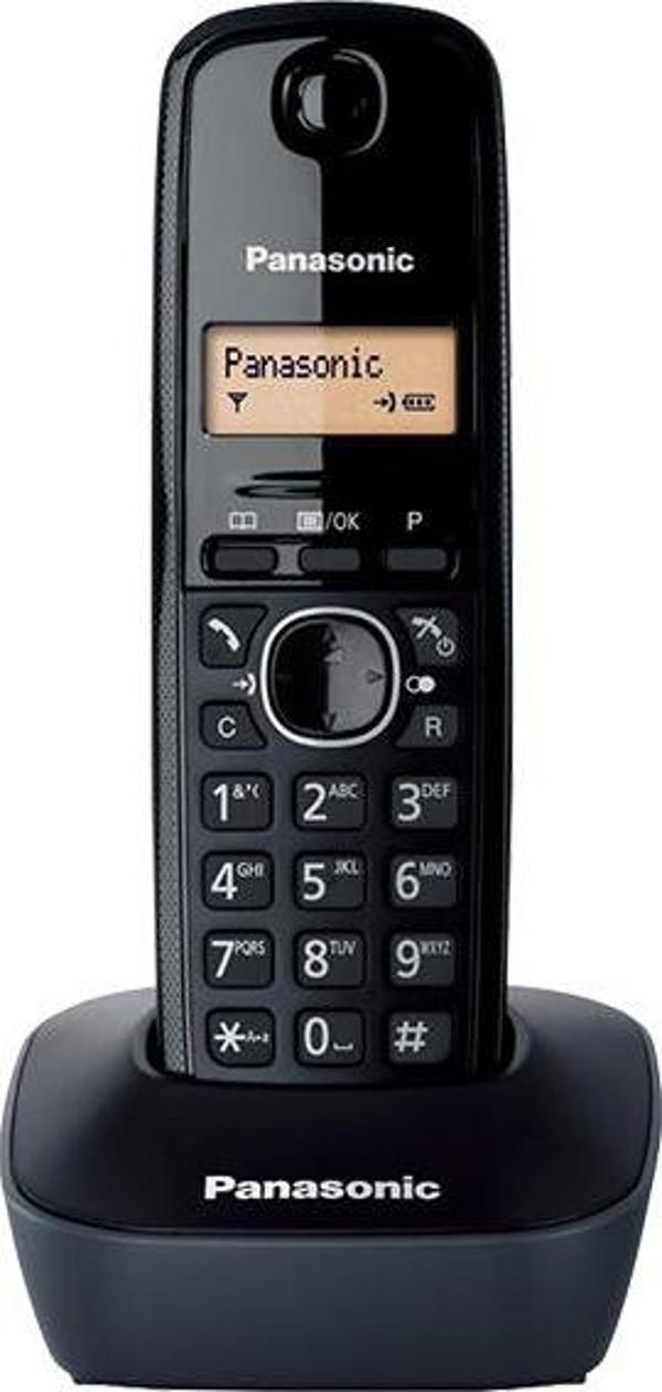 PANASONIC KX-TG1611 DECT TELSİZ TELEFON (SİYAH)-Findit - Image 1