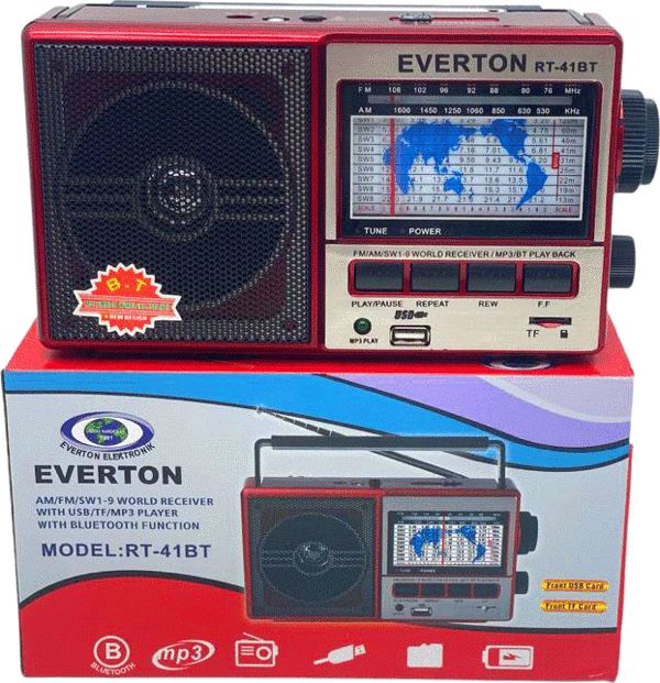 RT-41BT USB ŞarjLI RADYO BLUETOOTH - MP3 - TF CARD-Findit - Image 1