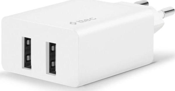 Ttec 2SCS21B Smartcharger Duo Seyahat Şarj Aleti Çift Usb 2.4 A Beyaz - Image 1