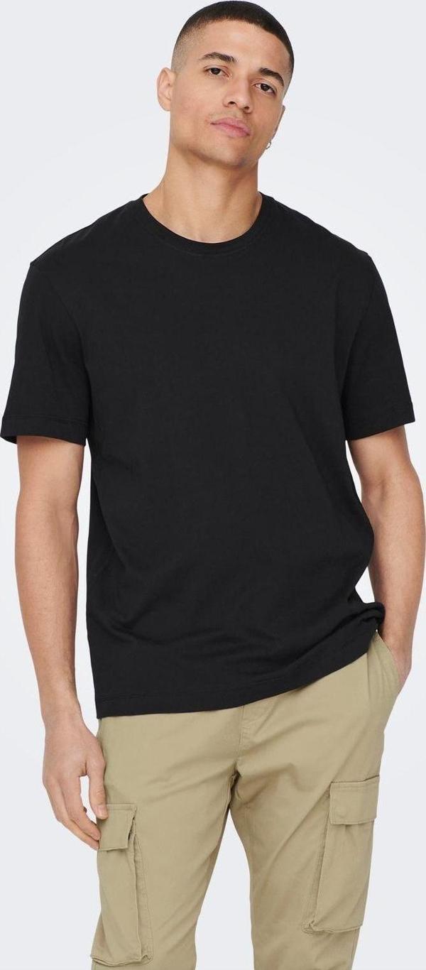 Only & Sons Erkek Regular Fit %100 Pamuk Basic T-Shirt - 22025208 - Image 1