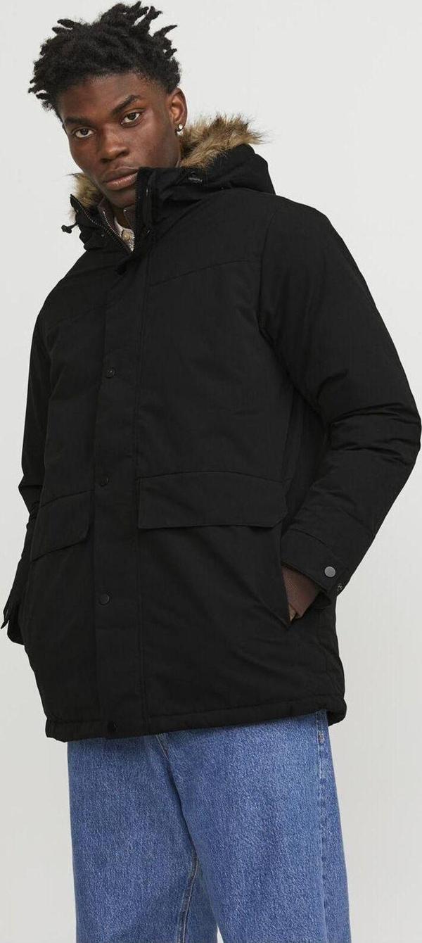 Jack&Jones Erkek Kapüşonlu Uzun Mont Parka - 12236096 - Image 1