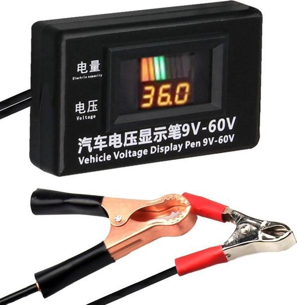 9-60V OTOMOTİV LCD DİJİTAL DEVRE TEST CİHAZI GERİLİM ÖLÇER-Findit - Image 1