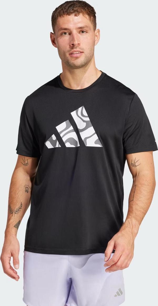Adidas Run It Brand Love Tee Erkek T-shirt JD2332 - Image 1