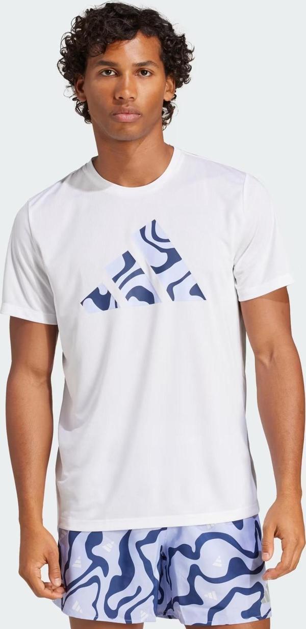 Adidas Run It Brand Love Erkek T-shirt JD2333 - Image 1