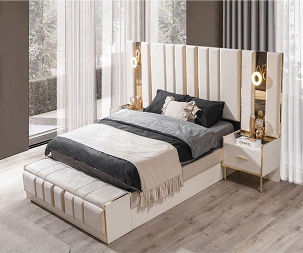 Mobilya Bazarı %100 Mdf Alyans Yatak Odası Takımı Karyola - Image 1