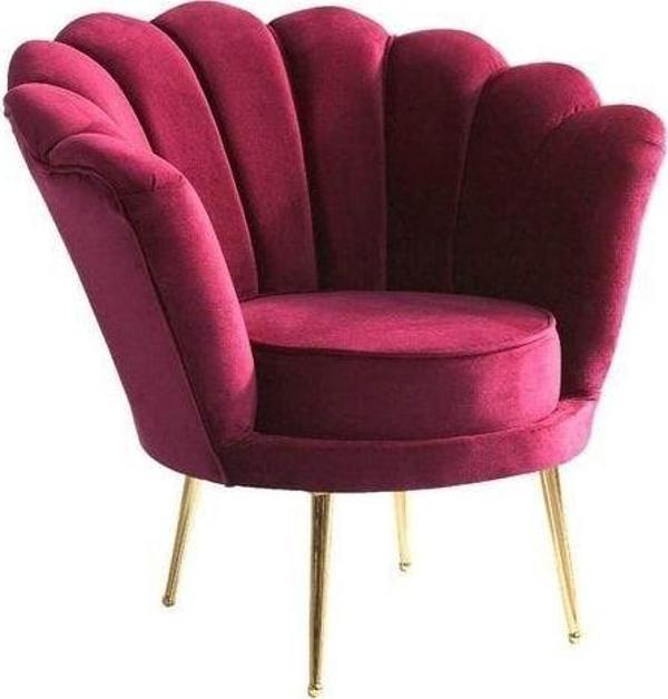 Mobilya Bazarı Inci Bordo Çay Seti Tekli Koltuk - Berjer (Salon - Balkon - Ofis) - Image 1
