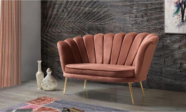 Mobilya Bazarı Inci Çay Seti Ikili Koltuk (Salon - Balkon - Ofis) (Tarçın) - Image 1