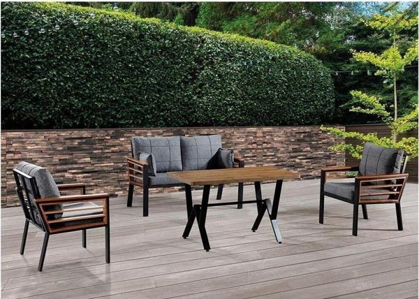 Mobilya Bazarı Papatya Bahçe Mobilyası (Salon - Balkon - Cafe - Ofis) 2 1 1 Ve Masa - Image 1
