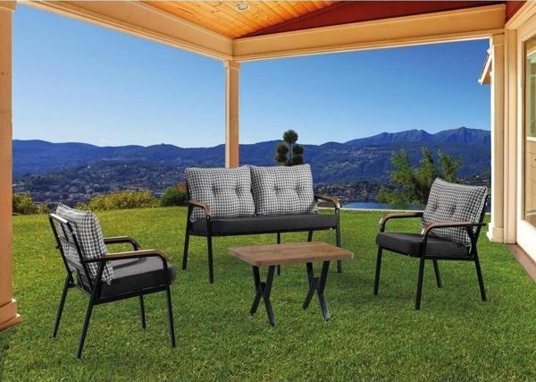 Mobilya Bazarı Sandalye Bahçe Mobilyası (Salon - Balkon - Cafe Ofis) 2+1+1+Sehpa - Image 1