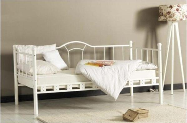 Mobilya Bazarı Şark Metal Ferforje Tek Kişilik Karyola 90X200 Cm - Image 1