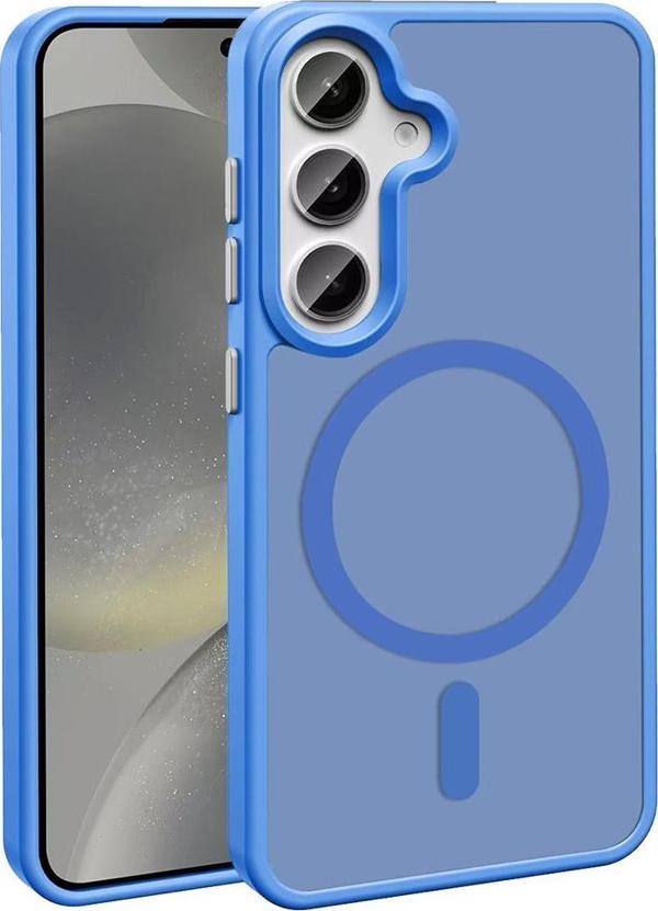 Galaxy S25 Kılıf Magsafe Şarj Özellikli Mat Arka Yüzey Sio Kılıf - Image 1