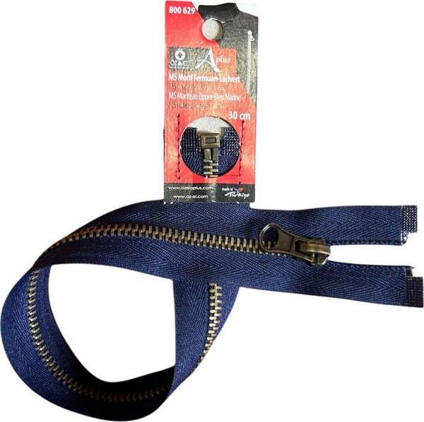 Öz-El Lacivert Mont Fermuarı Metal 30 Cm 800 629 - Image 1