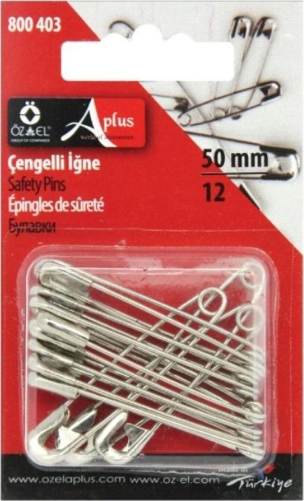 Öz-El Çengelli İğne Seti 50 Mm 12 Adet 800 403 - Image 1