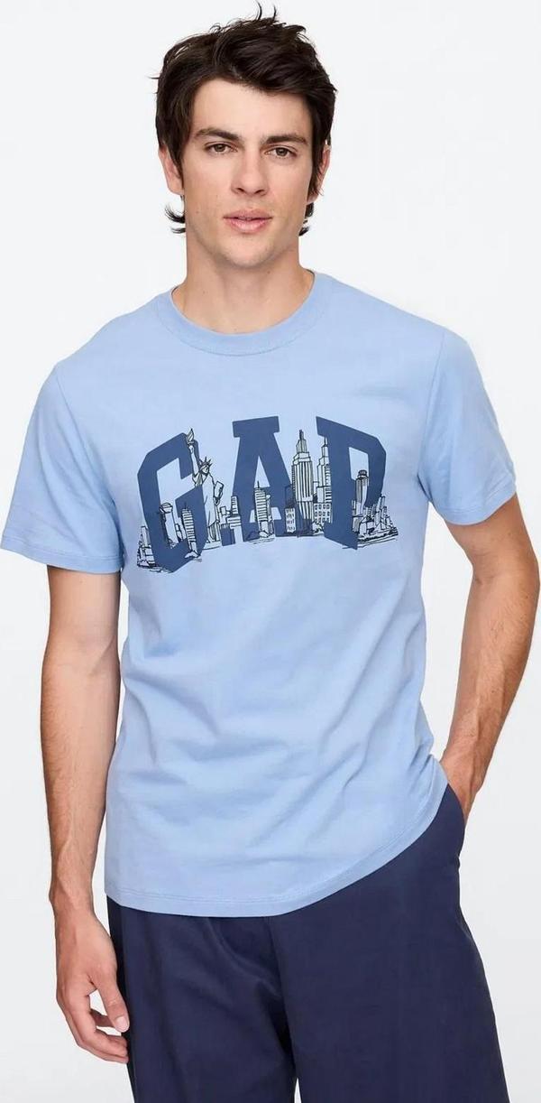 GAP 745022000 V-Gap Nyc Skyline Erkek Tişört - Image 1