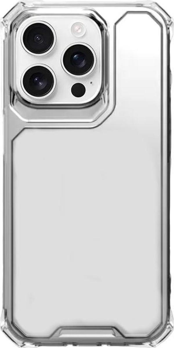 iPhone 16 Pro Kılıf Lux Sararmaz Silikon Şeffaf Kapak - Image 1