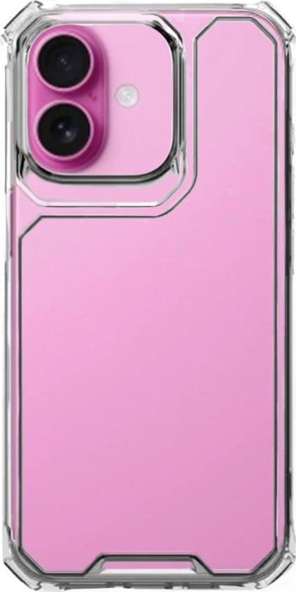 iPhone 16 Plus Kılıf Lux Sararmaz Silikon Şeffaf Kapak - Image 1