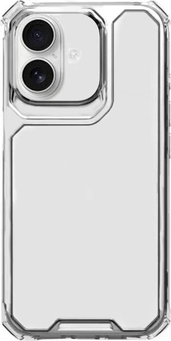 iPhone 16 Kılıf Lux Sararmaz Silikon Şeffaf Kapak - Image 1