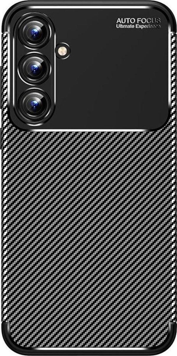 Samsung Galaxy A15 Kılıf Focus Carbon Silikon Kapak - Image 1