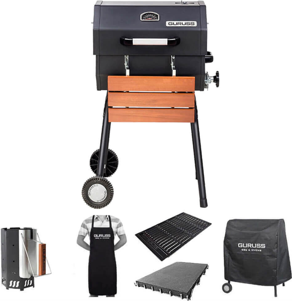 Guruss Cg-050 Kömürlü Barbekü Tam Set | Kömürlü Mangal - Image 1