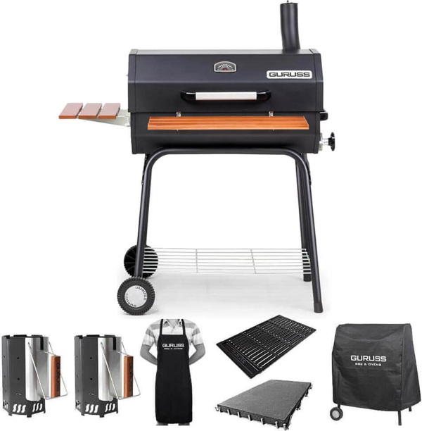 Guruss Cg-075 Kömürlü Barbekü Tam Set | Kömürlü Mangal - Image 1