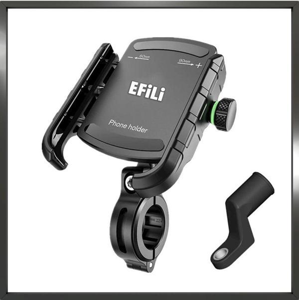 Efili Motosiklet Telefon Tutucu Ayarlanabilir Genişlik Gidon Ve Ayna Aparatlı Motorsiklet Telefon Tutucu - Image 1