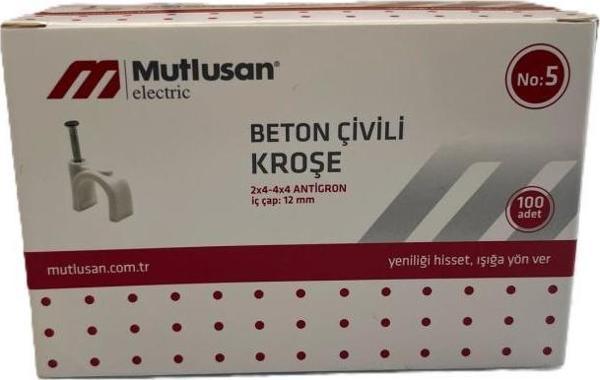 Mutlusan Çivili Kroşe 5 No 100 Lü Paket - Image 1