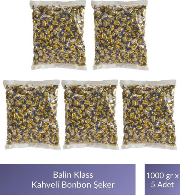 Balin Poşet Klass Sütlü Bonbon Şeker 1000 gr x 5 Adet - Image 1