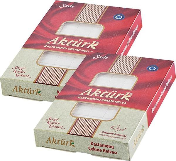 Aktürk Kastamonu Çekme Helva Sade 250 gr x 2 Adet - Image 1