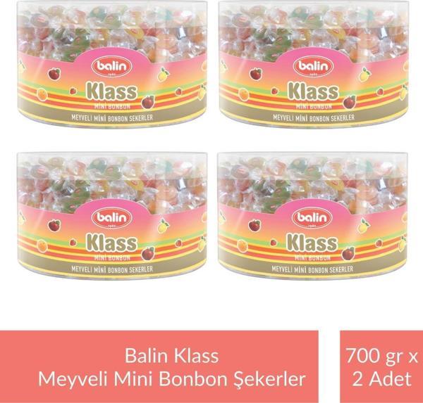 Balin Kutu Klass Meyveli Mini Bonbon Şekerler 700 gr x 8 Adet - Image 1