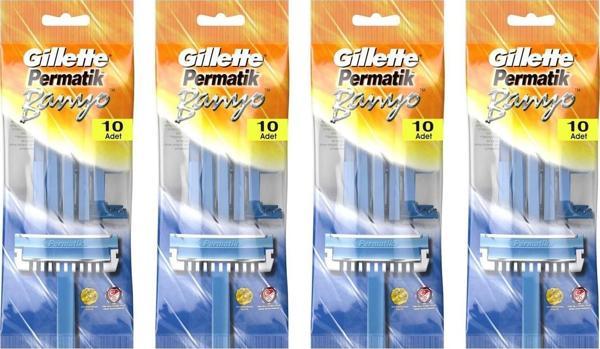 Gillette Permatik Banyo 10 Lu X 4 Paket - Image 1