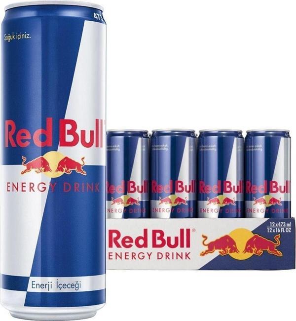 Red Bull Enerji İçeceği 12 x 473 ML - Image 1