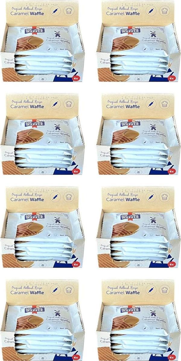 MR.WAFFLE Caramel Waffle 26 gr 6 lı Kutu x 8 Adet - Image 1