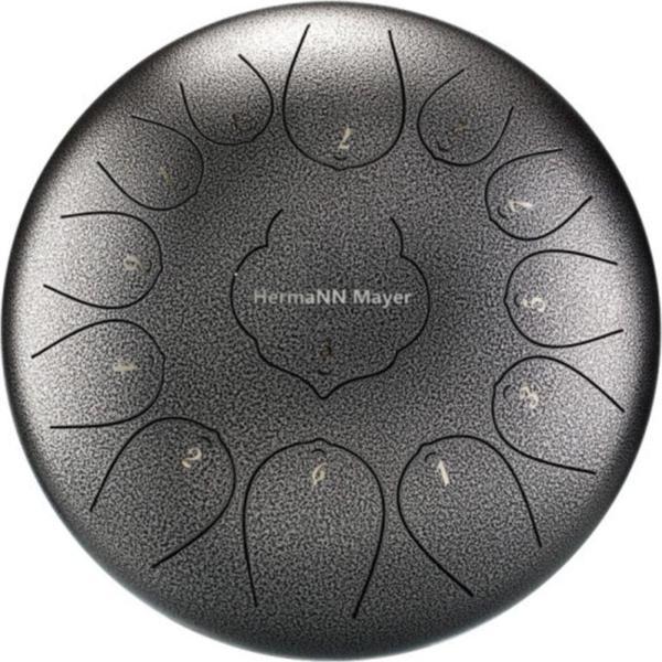 Hermann Mayer 12 Inç 13 Ses Tongue Drum - Gri - Image 1