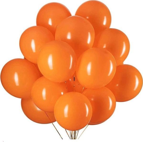 25 PCS VIP SHINY METALLIC ORANGE BALLOON VIP KALİTE PARLAK METALİK TURUNCU BALON HELYUM GAZI UYUMLU - Image 1