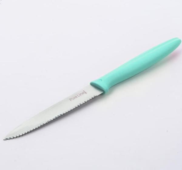 Pirge Pure Line Dişli Sebze Bıçağı Sivri Turkuaz 46004 - Image 1
