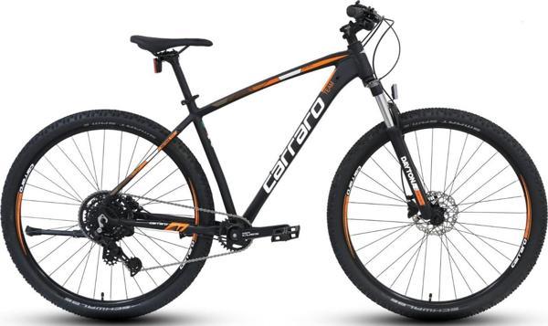 Carraro Daytona 909 29"Jant 48 Kadro 9 Vites HD Dağ Bisikleti Siyah Turuncu - Image 1