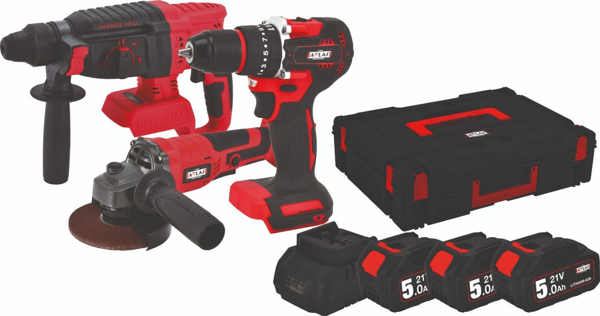 Attlas Atb 21 - 3'lü Kombo Set-Kömürsüz Motor- A0104170 - Image 1