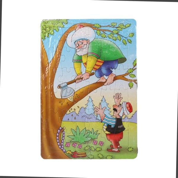 Eser 36 Parça Çocuk Puzzle + Boyama Nasrettin Hoca - Image 1