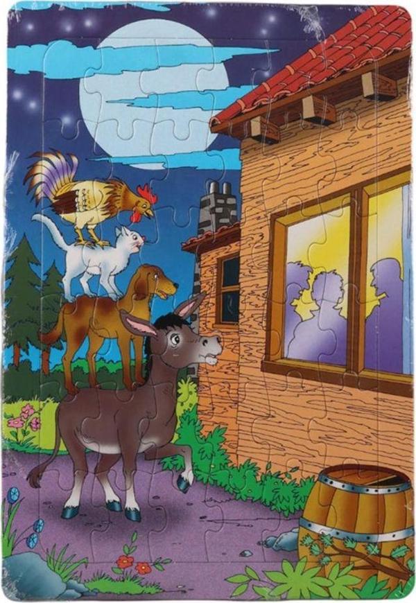 Eser 36 Parça Çocuk Puzzle Meraklı Hayvanlar - Image 1