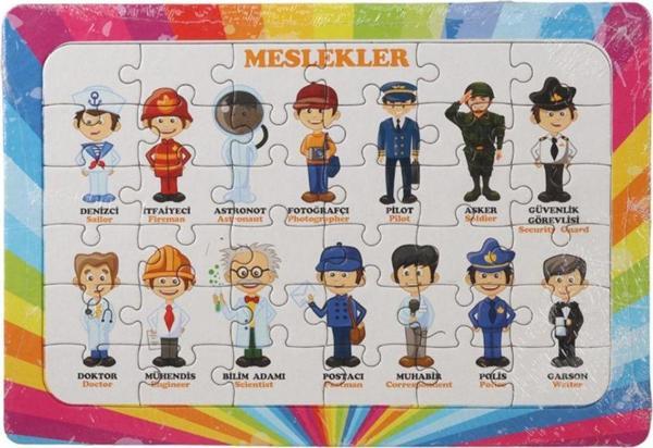 Eser 36 Parça Çocuk Puzzle Ve Yapboz  Eğitici Bilgiler Serisi  6' Lı Set - Image 1