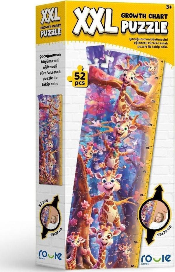 Route Xxl Puzzle Eğlenceli Zürafalar 98* 33 Cm - Image 1