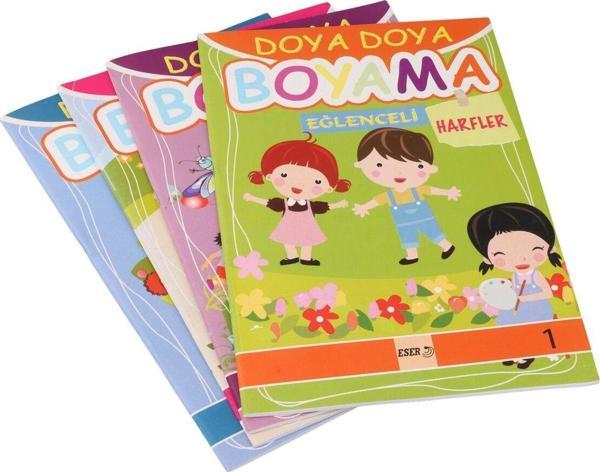 Sera Eğitici Çocuk Boyama Kitapları 4'Lü Set - Image 1