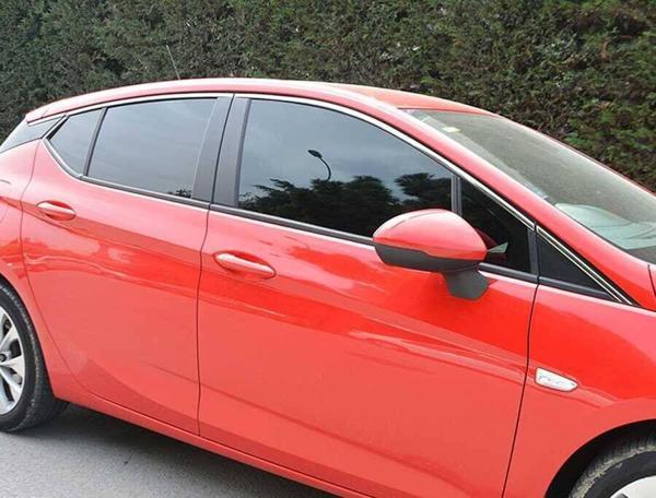 ASTRA K ÜST CAM ÇİTASI ÇERÇEVESİ KROM 8 PARÇA 2015 2016 2017 2018 2019 2020 - Image 1