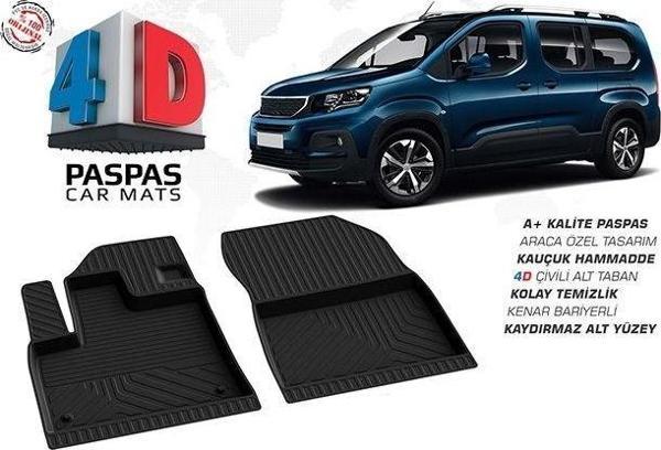 COMBO E ÖN 2 HAVUZLU PASPAS TİCARİ PANELVAN ARACA ÖZEL 4D HAVUZLU PASPAS OMSA 2019 2020 2021 2022 - Image 1