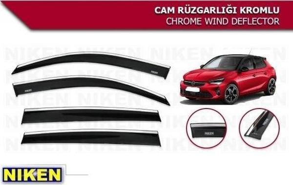 CORSA F ARACA ÖZEL KROMLU CAM RÜZGARLIĞI NİKEN 2022 2023 2024 2025 - Image 1