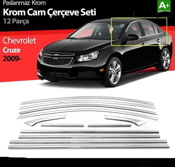 CRUZE CAM ÇERÇEVESİ 12 PARÇA  2009 2010 2011 2012 2013 2014 2015 2016 2017 2018 2019 2020 2021 - Image 1