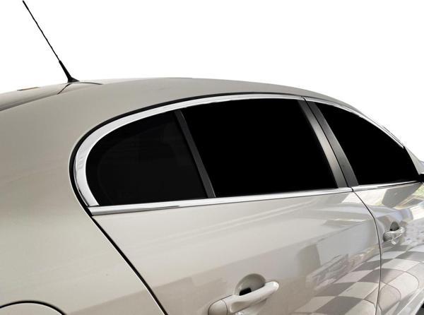 FLUENCE  2013 2014 2015 2016 CAM ÇERÇEVESİ KROM 8 PARÇA - Image 1