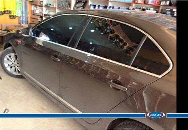 JETTA CAM ÇERÇEVESİ KROM KOMPLE SET 2011 2012 2013 2014 2015 2016 2017 2018 2019 2020 - Image 1