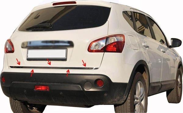 QASHQAİ BAGAJ ALT ÇİTASI KROM 2007 2008 2009 2010 2011 2012 2013 2014 - Image 1