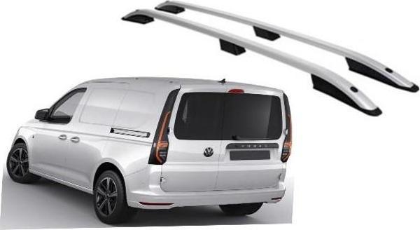 YENİ CADDY 2021 2022 2023 2024 MAXİ UZUN ŞASE TAVAN ÇITASI PORTBAGAJ GRİ - Image 1